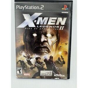 X-Men: Legends 2 Rise of Apocalypse - Sony PlayStation 2 PS2 Case/manual/game